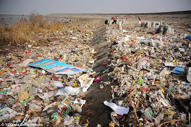 Yangtze River trash